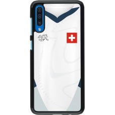 Samsung Galaxy A50 Case Hülle - Schweiz Away personalisierbares Fussballtrikot