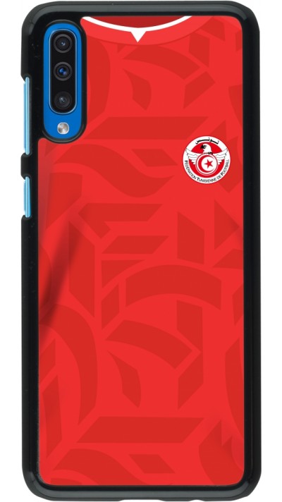 Coque Samsung Galaxy A50 - Maillot de football Tunisie 2022 personnalisable