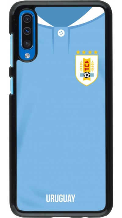 Coque Samsung Galaxy A50 - Maillot de football Uruguay 2022 personnalisable