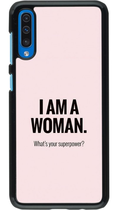 Hülle Samsung Galaxy A50 - I am a woman