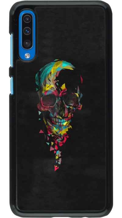 Coque Samsung Galaxy A50 - Halloween 22 colored skull