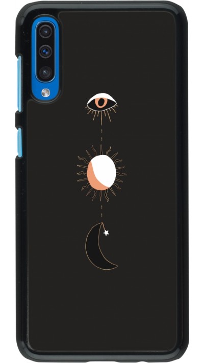 Samsung Galaxy A50 Case Hülle - Halloween 22 eye sun moon