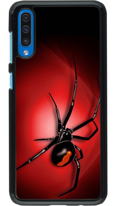 Samsung Galaxy A50 Case Hülle - Halloween 2023 spider black widow