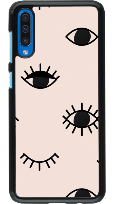 Samsung Galaxy A50 Case Hülle - Halloween 2023 I see you