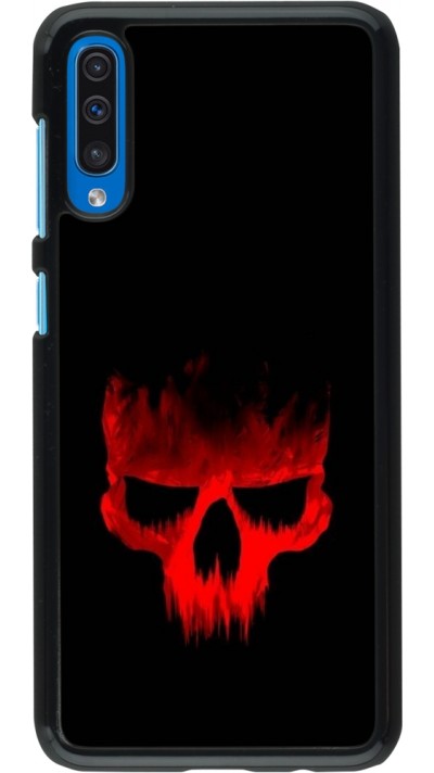 Samsung Galaxy A50 Case Hülle - Halloween 2023 scary skull