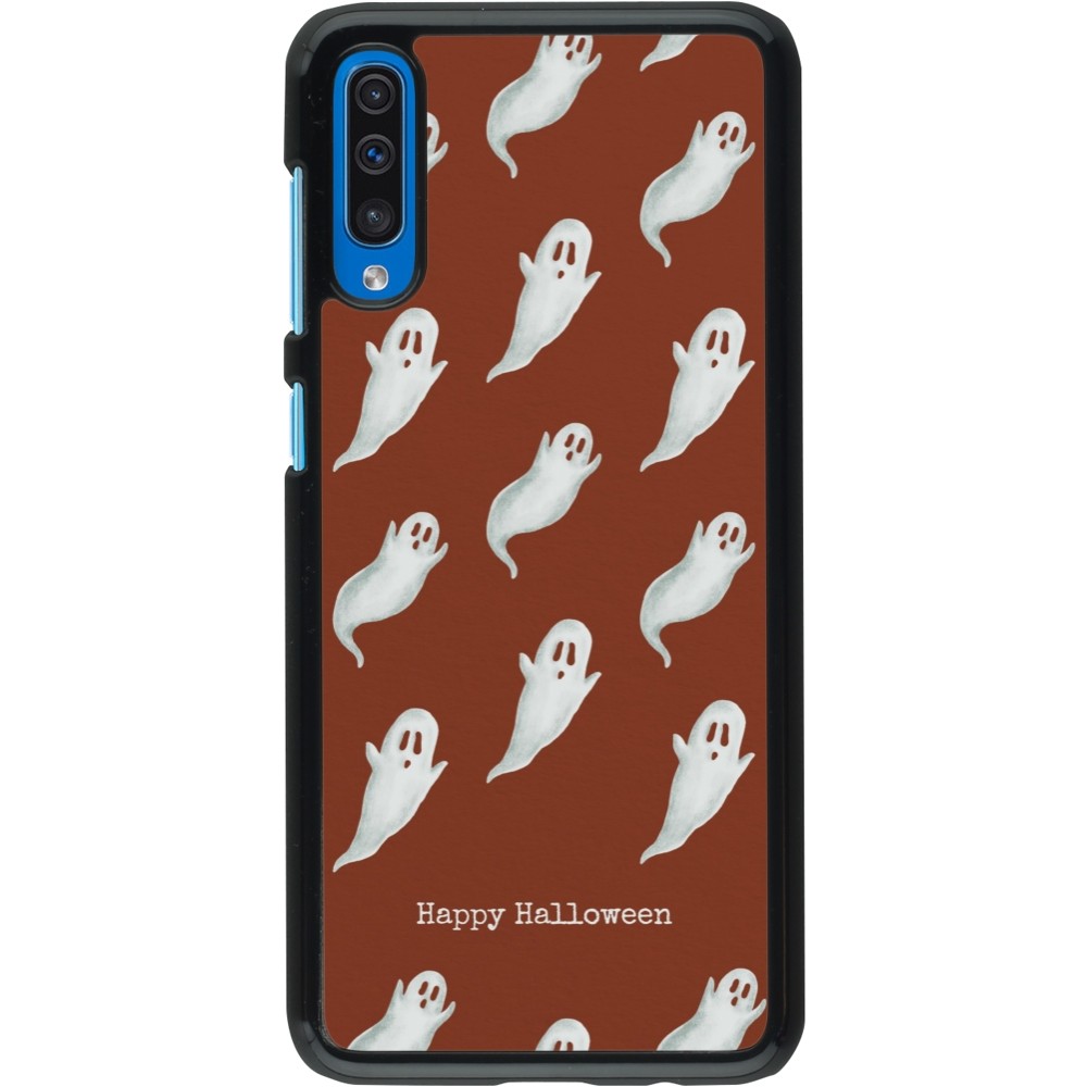 Coque Samsung Galaxy A50 - Halloween 2025 Pattern of ghosts