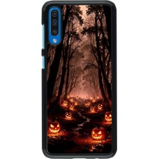 Coque Samsung Galaxy A50 - Halloween 2025 Road of Terrifying Pumpkins