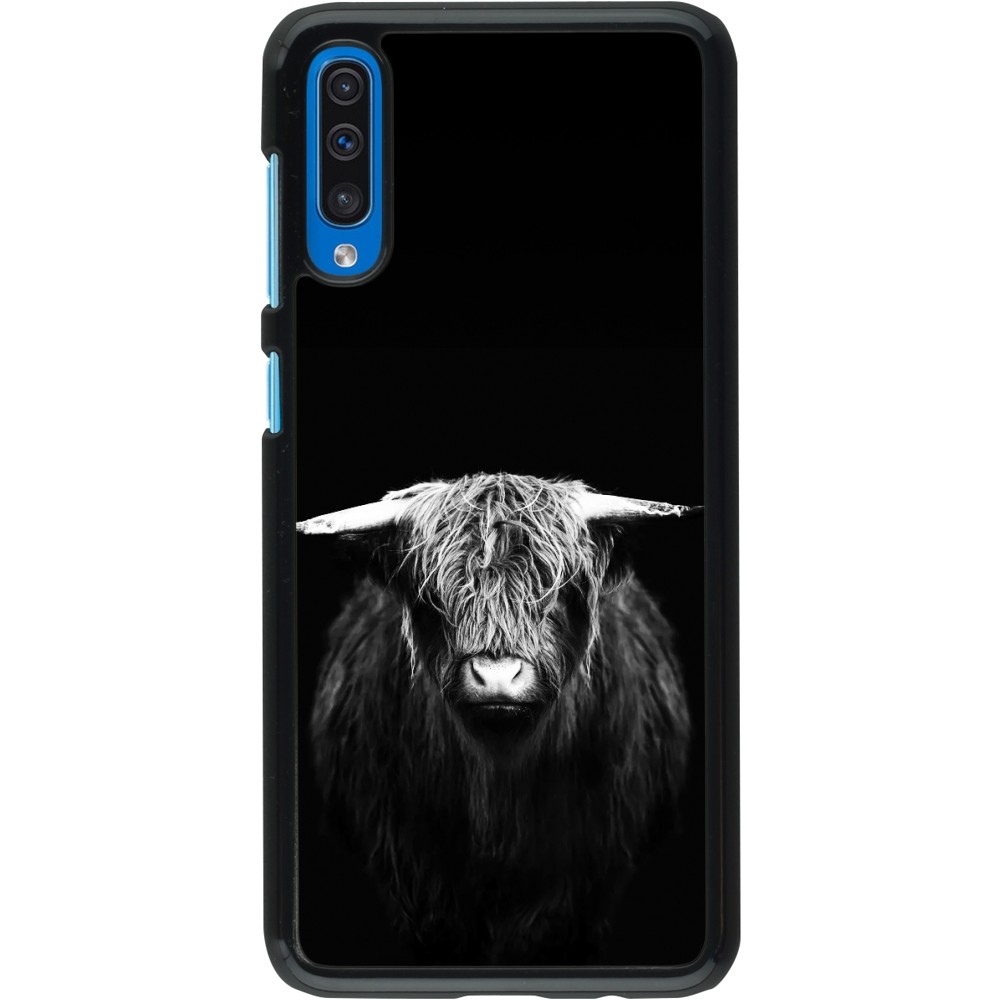 Samsung Galaxy A50 Case Hülle - Highland calf black