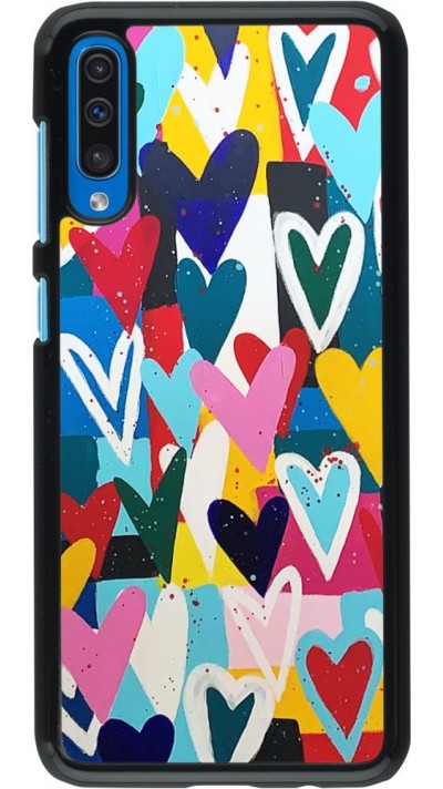 Hülle Samsung Galaxy A50 - Joyful Hearts