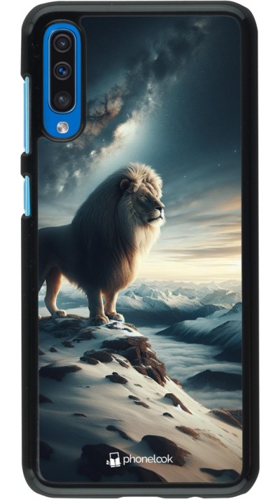 Samsung Galaxy A50 Case Hülle - Der weisse Loewe