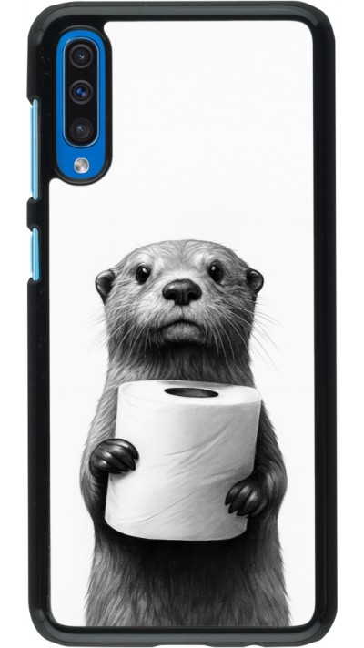 Samsung Galaxy A50 Case Hülle - Otter Toilettenpapier