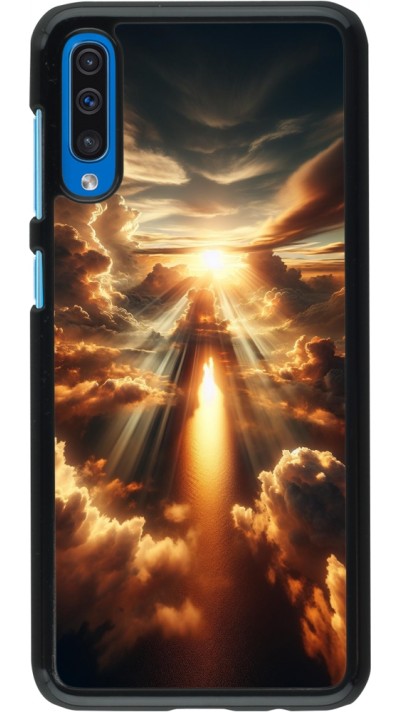 Samsung Galaxy A50 Case Hülle - Himmelsleuchten Zenit