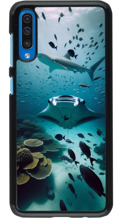 Samsung Galaxy A50 Case Hülle - Manta Lagune Reinigung