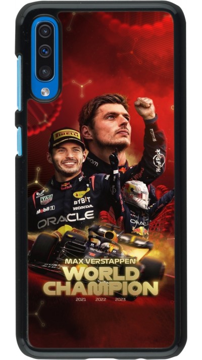 Coque Samsung Galaxy A50 - Max Verstappen Champion 2023