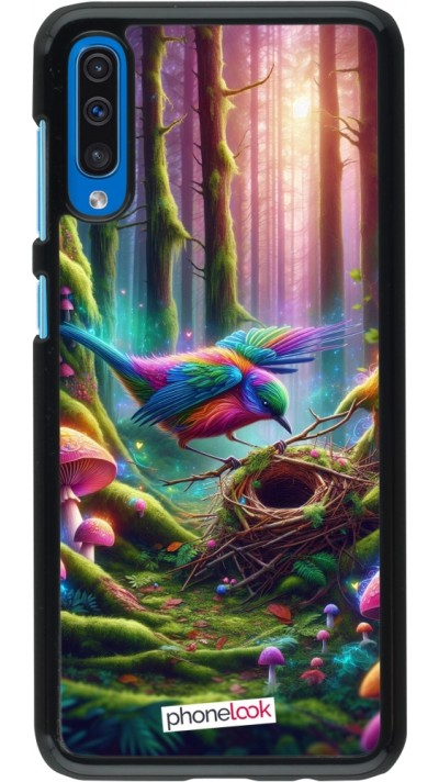Coque Samsung Galaxy A50 - Oiseau Nid Forêt