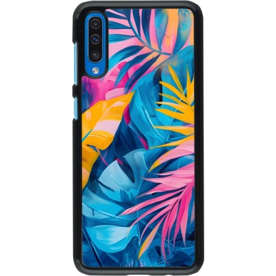 Coque Samsung Galaxy A50 - Palms Blue