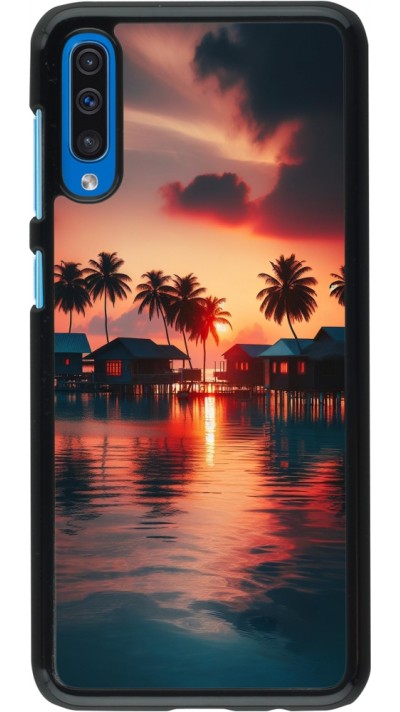 Samsung Galaxy A50 Case Hülle - Paradies Malediven