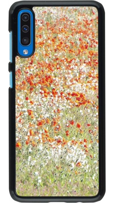 Coque Samsung Galaxy A50 - Petites fleurs peinture