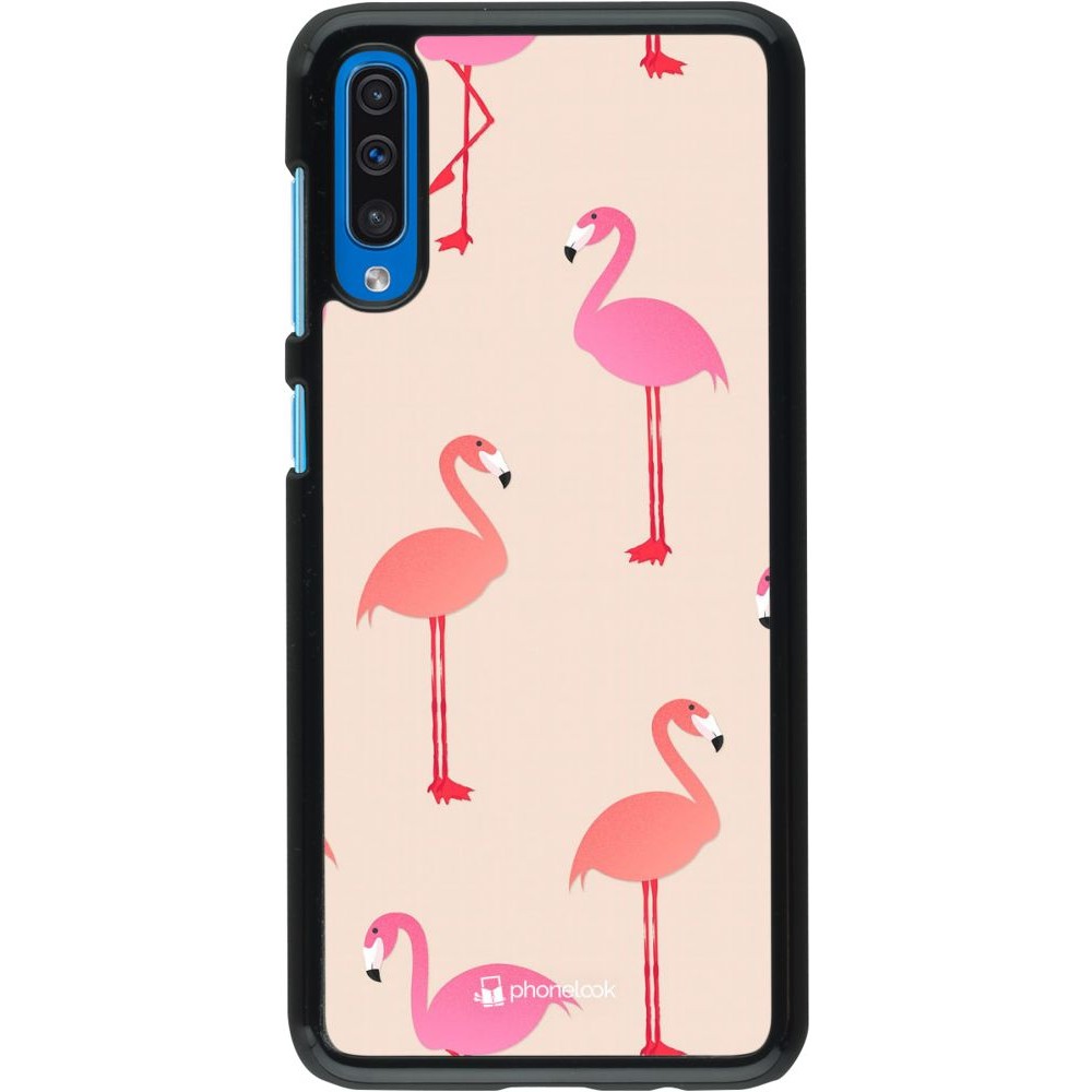 Coque Samsung Galaxy A50 - Pink Flamingos Pattern