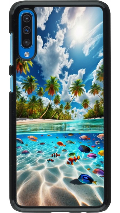 Samsung Galaxy A50 Case Hülle - Strandparadies