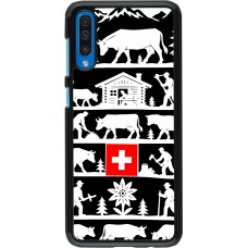 Coque Samsung Galaxy A50 - Poya Suisse 1 noir