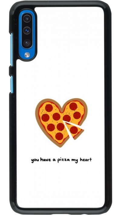 Samsung Galaxy A50 Case Hülle - Saint Valentines Day 26 You have my pizza heart