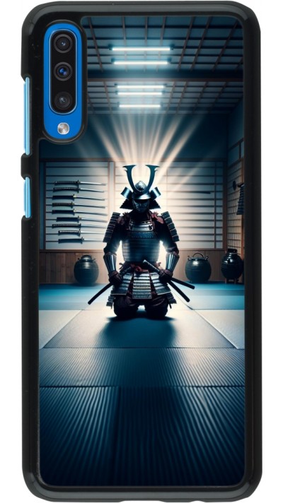 Samsung Galaxy A50 Case Hülle - Samurai im Gebet