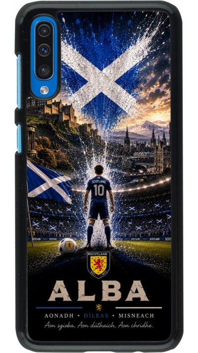 Samsung Galaxy A50 Case Hülle - Fussball Schottland splash 2026