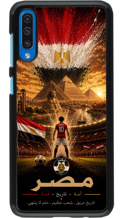 Samsung Galaxy A50 Case Hülle - Fussball Ägypten splash 2026