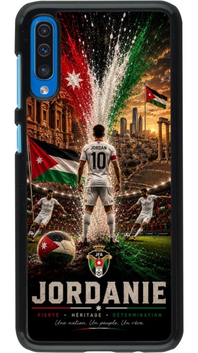 Samsung Galaxy A50 Case Hülle - Fussball Jordanien splash 2026