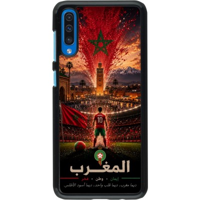 Samsung Galaxy A50 Case Hülle - Fussball Marokko splash 2026