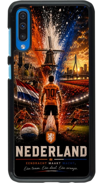 Samsung Galaxy A50 Case Hülle - Fussball Niederlande splash 2026