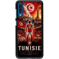 Samsung Galaxy A50 Case Hülle - Fussball Tunesien splash 2026