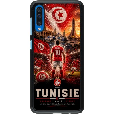 Samsung Galaxy A50 Case Hülle - Fussball Tunesien splash 2026