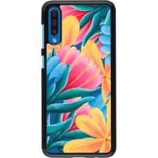 Samsung Galaxy A50 Case Hülle - Spring 23 colorful flowers