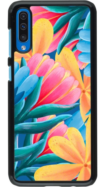 Coque Samsung Galaxy A50 - Spring 23 colorful flowers