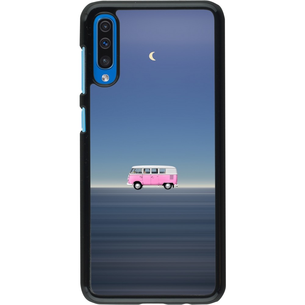 Samsung Galaxy A50 Case Hülle - Spring 23 pink bus