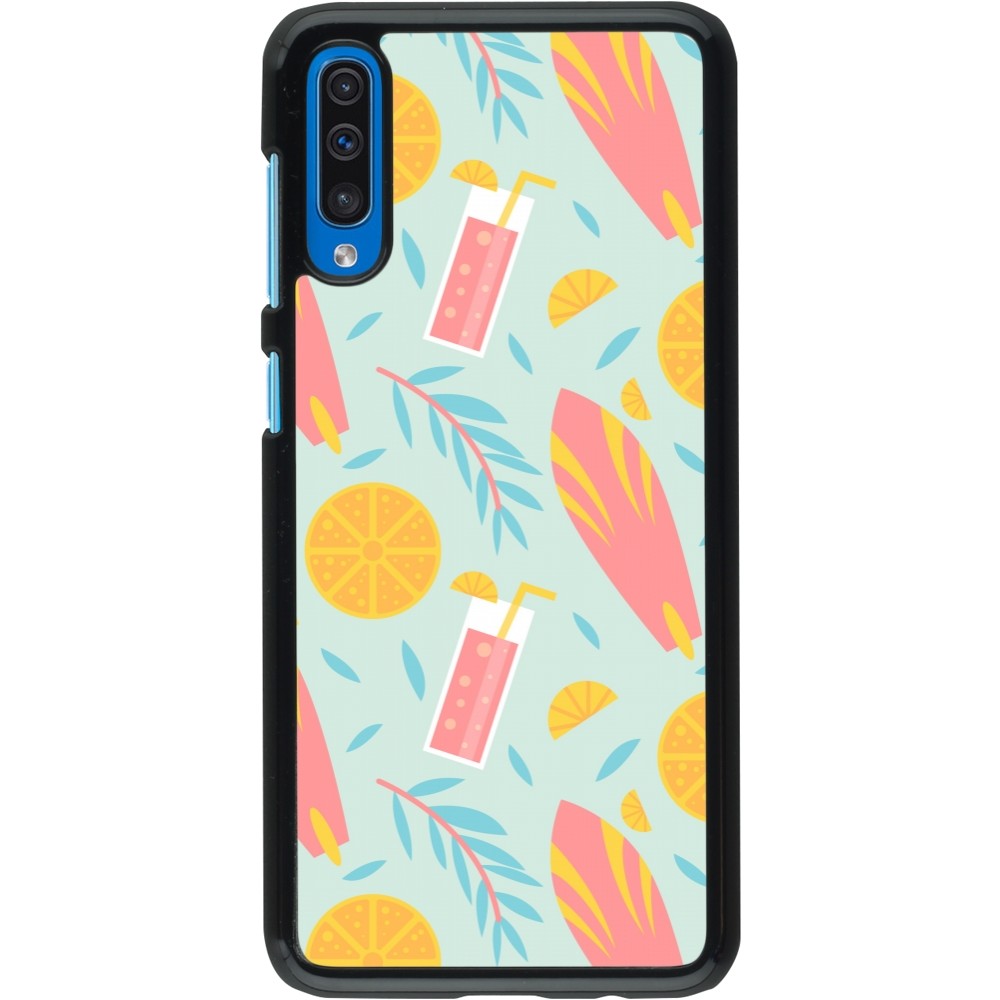 Samsung Galaxy A50 Case Hülle - Summer 2025 Pattern citron