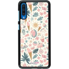 Samsung Galaxy A50 Case Hülle - Sommer Pink Muster