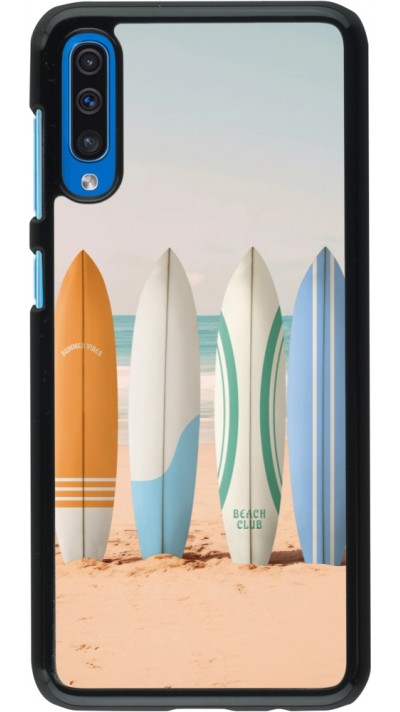 Samsung Galaxy A50 Case Hülle - Summer surfboard 2025