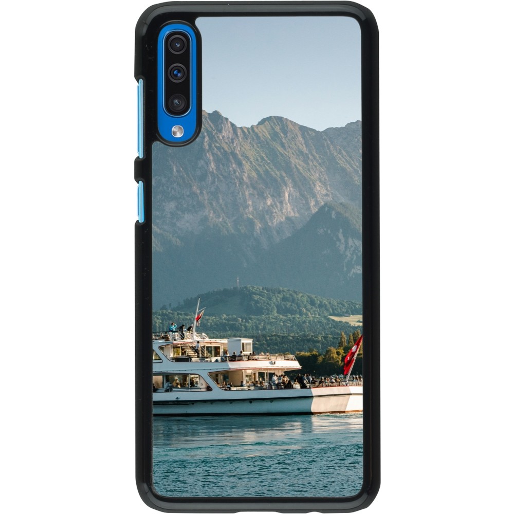 Coque Samsung Galaxy A50 - Fête Nationale Suisse Bateau Leman