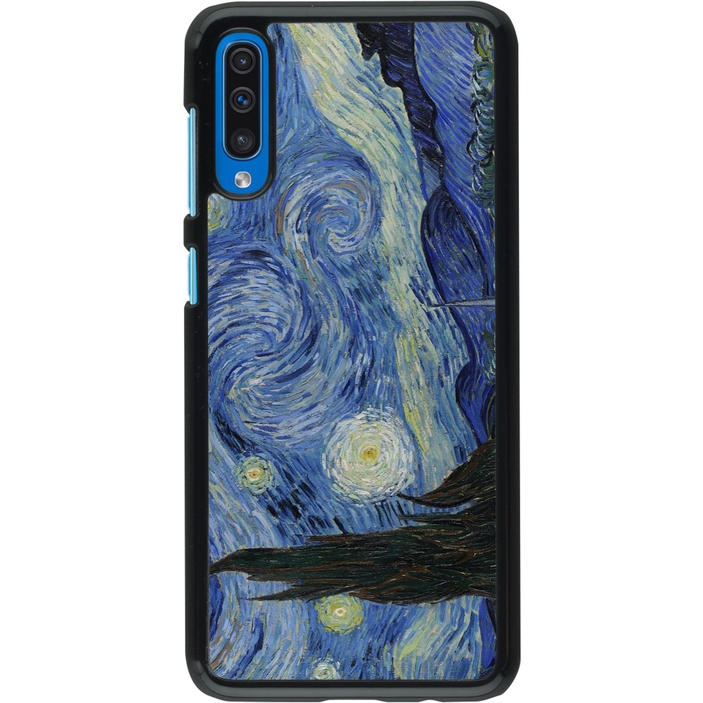Samsung Galaxy A50 Case Hülle - Kunstbild - Sternennacht - Van Gogh