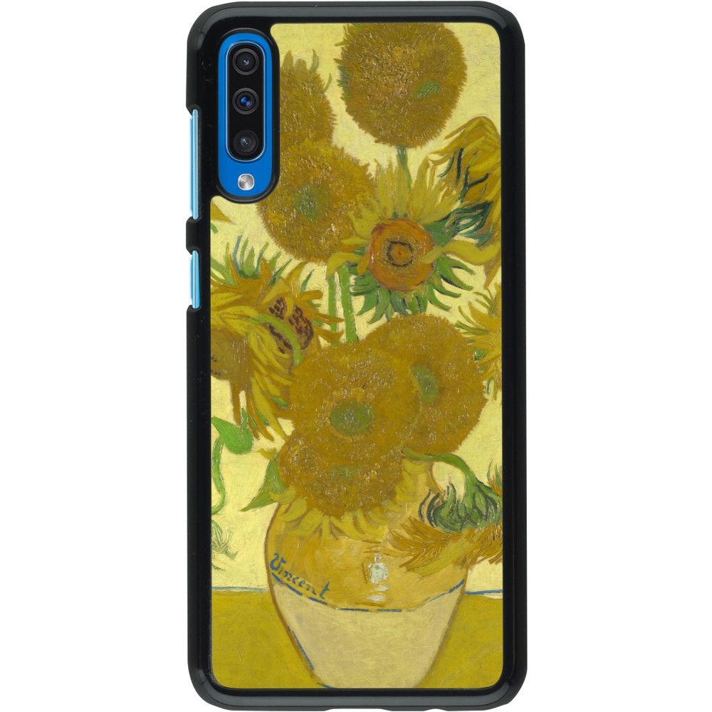 Samsung Galaxy A50 Case Hülle - Kunstbild - Sonnenblumen  - Van Gogh
