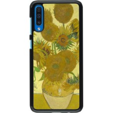 Samsung Galaxy A50 Case Hülle - Kunstbild - Sonnenblumen  - Van Gogh
