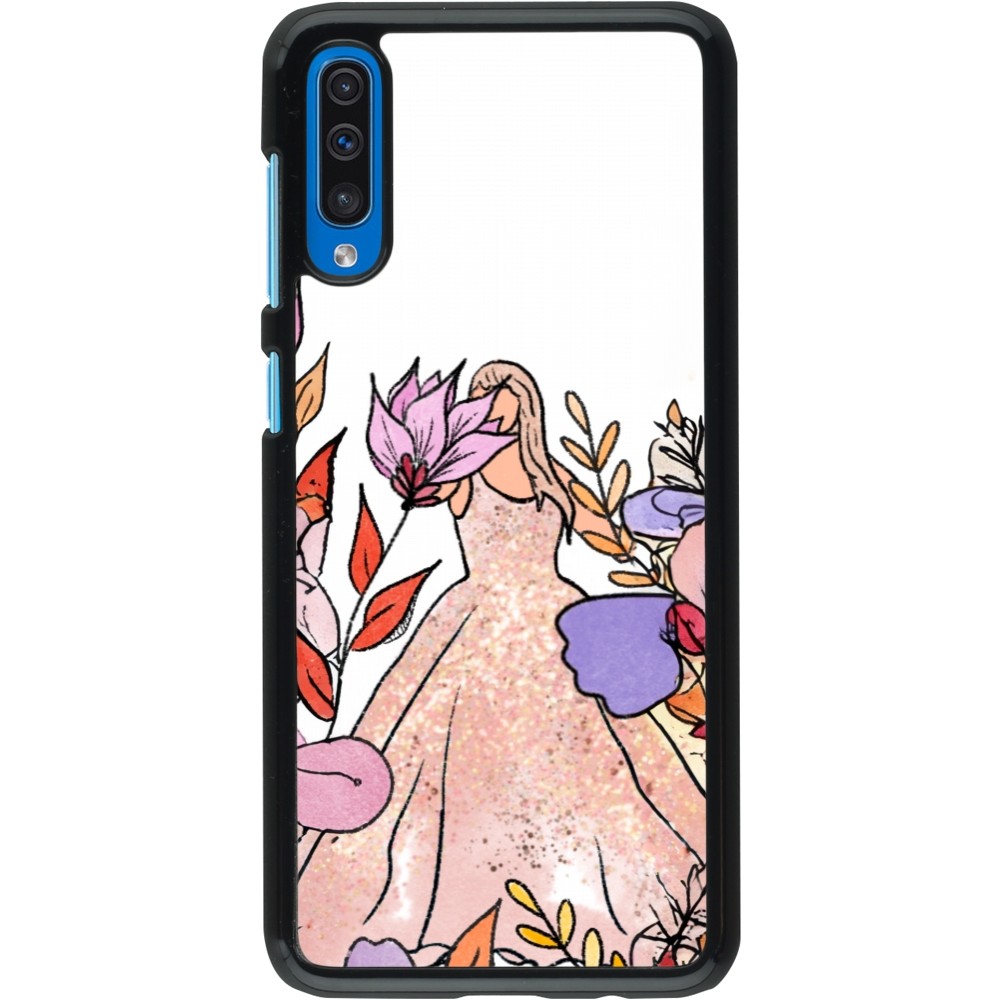 Coque Samsung Galaxy A50 - Taylor Swift Sketch - White