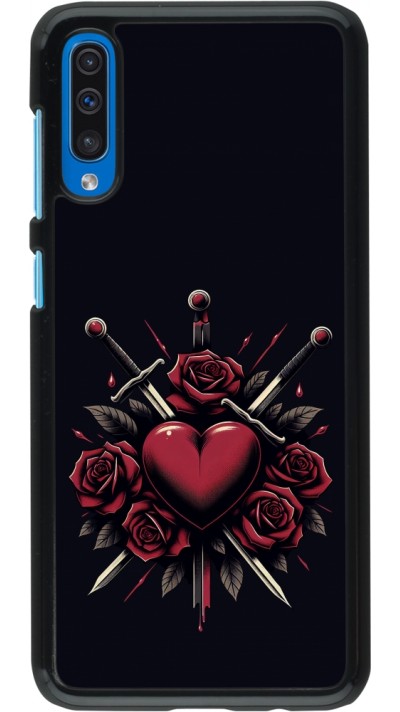 Coque Samsung Galaxy A50 - Valentine 2024 gothic love