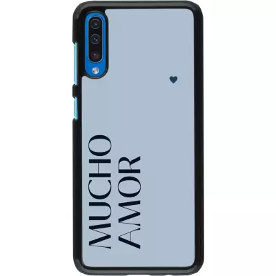 Coque Samsung Galaxy A50 - Valentine 2024 mucho amor azul