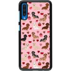 Samsung Galaxy A50 Case Hülle - Valentine 2024 puppy love