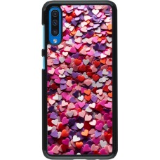 Samsung Galaxy A50 Case Hülle - Valentin 2025 Konfetti