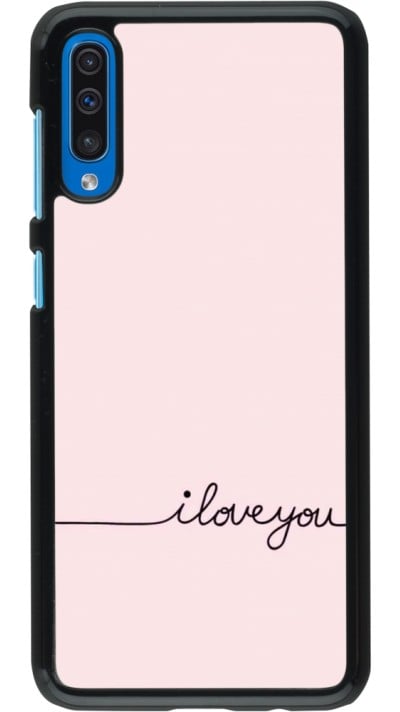 Coque Samsung Galaxy A50 - Valentine 2023 i love you writing